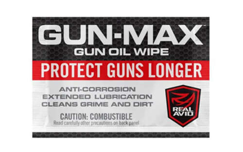 Cleaning Equipment Real Avid Gun Max Wipes REAL AVID GUN-MAX OIL WIPES 25PK • Model: Gun-Max Wipes